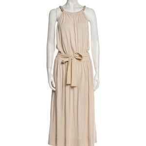 Vintage Chloe chain braided halter dress